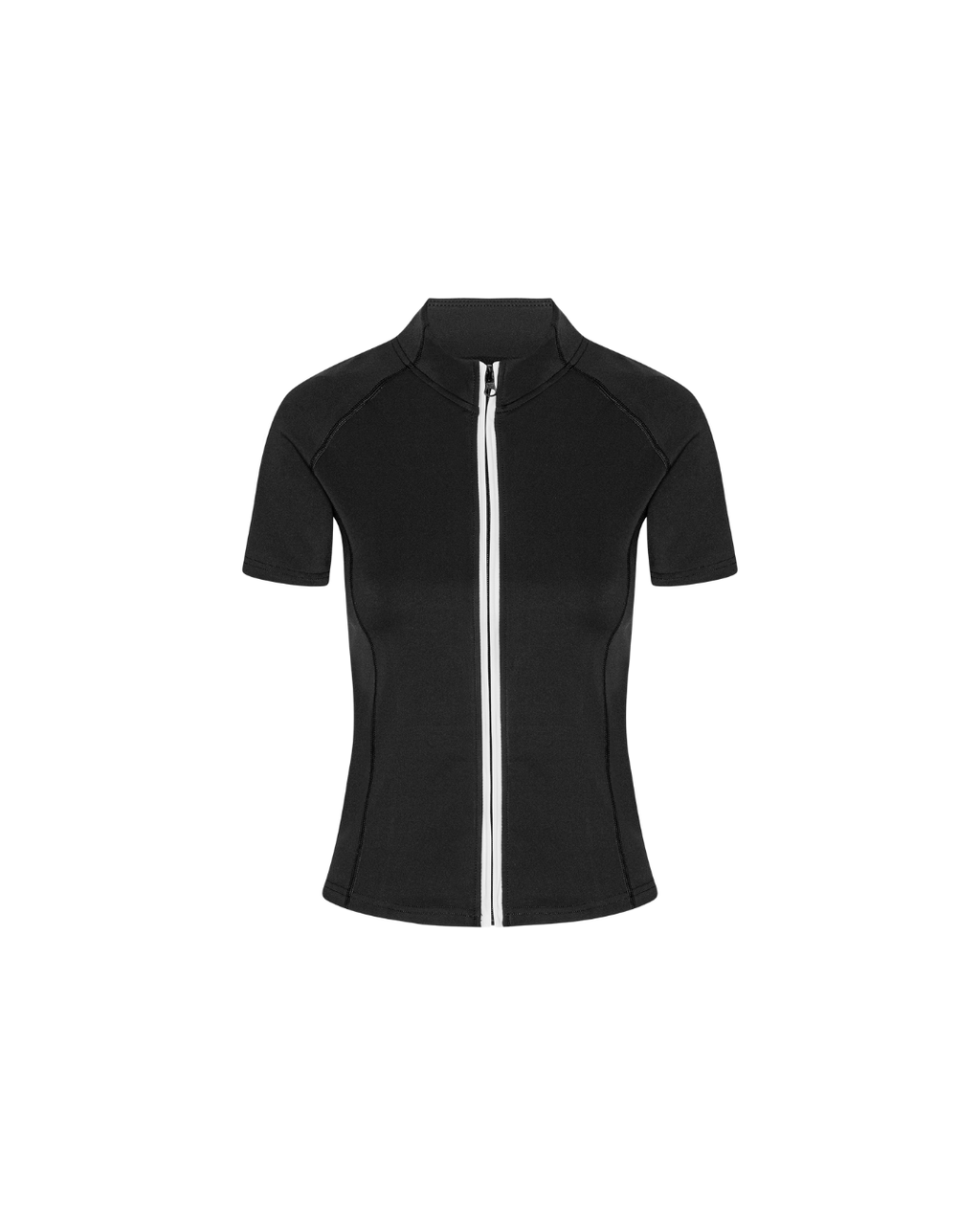 Active Short Sleeve Blouse - Black