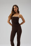 Active Tank Top - Pecan Brown