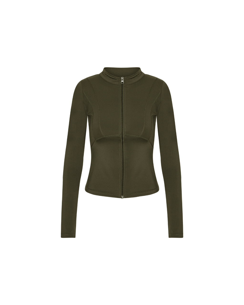 Hyper Zip Blouse - Forest Green